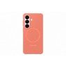 Samsung Galaxy S26 Silicone Magnet Cover Coral Red