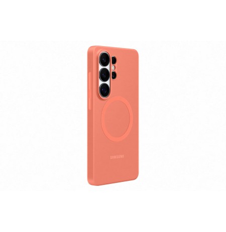 Samsung Galaxy S26 Ultra Silicone Magnet Cover Coral Red
