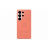 Samsung Galaxy S26 Ultra Silicone Magnet Cover Coral Red