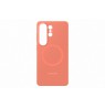 Samsung Galaxy S26 Ultra Silicone Magnet Cover Coral Red