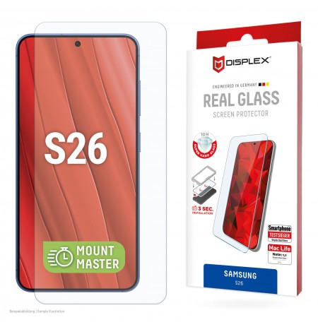 Samsung Galaxy S26 Real Screen Glass MM By Displex Transparent