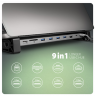 AXAGON USB-C 5Gbps LONGER 9in1 hub | HMC-10HLS