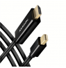 AXAGON MINI DP to HDMI cable, 1.8 m, 4K/30Hz | RVDM-HI14C2 | 1.8 m