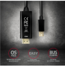 AXAGON MINI DP to HDMI cable, 1.8 m, 4K/30Hz | RVDM-HI14C2 | 1.8 m