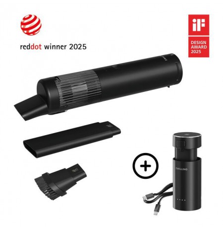 Zwilling Starter Set: Cordless Vacuum + Battery Black