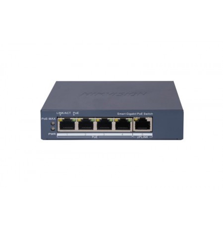 Hikvision DS-3E1505P-EI network switch Managed Gigabit Ethernet (10/100/1000) Power over Ethernet (PoE) Grey