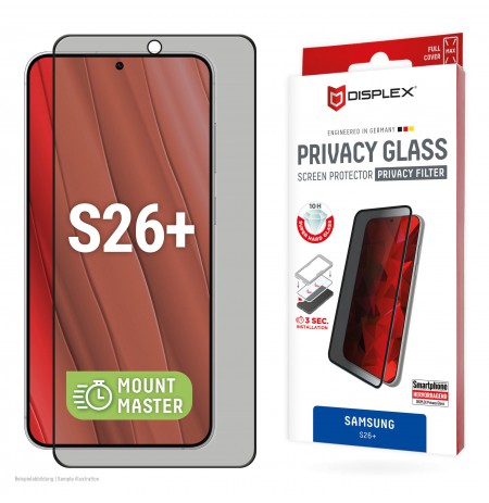 Samsung Galaxy S26+ Privacy Screen Glass MM By Displex Transparent