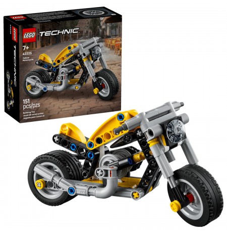 LEGO TECHNIC 42225 Yellow Motorcycle