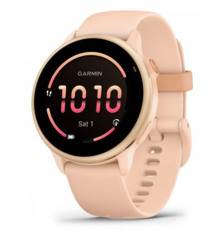 Garmin vívoactive 6 3.05 cm (1.2") AMOLED 42 mm Digital 390 x 390 pixels Touchscreen Pink Wi-Fi GPS (satellite)