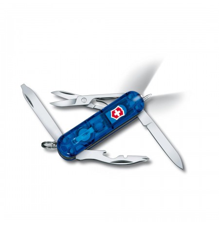 Victorinox V-0.63 66.T2 Pocket Knife Midnite Manager, blue transparent