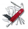 Victorinox V-1.77 25.T Pocket Knife Cyber Tool M, red transparent
