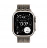 Apple Watch Ultra 3 GPS + Cellular 49mm Natural Titanium Case with Natural Titanium Milanese Loop - Medium