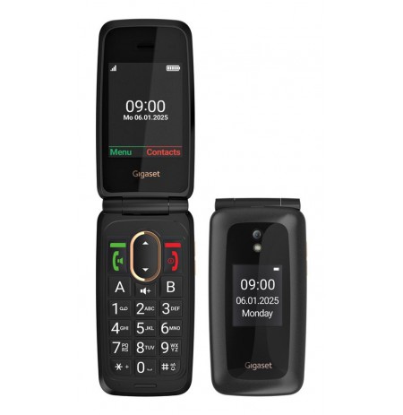 Gigaset GL795 7.11 cm (2.8") 142 g Black Senior phone