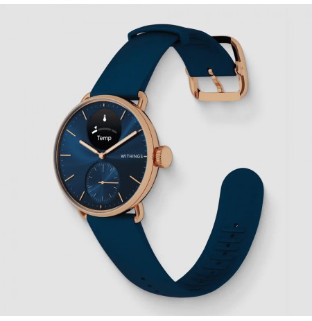 Withings Scanwatch 2 watch with EKG (38mm, blue ro