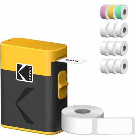 Kodak M50 Label Era Instant Label Printer Cartridge Bundle ( + 13 Rolls) Yellow