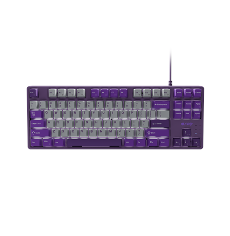 Fury | Kanabo K2 | Gaming Keyboard | Wired | US | Gray/Purple | USB Type-A | Linear