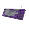 Fury | Kanabo K2 | Gaming Keyboard | Wired | US | Gray/Purple | USB Type-A | Linear