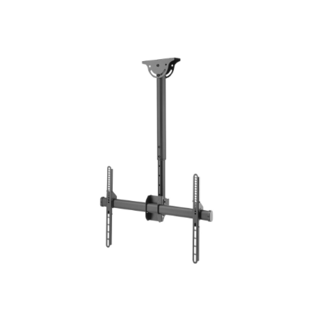 DIGITUS Universal TV Ceiling Mount with Telescopic Height-Adjustment