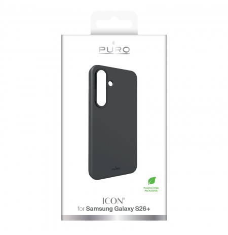 Samsung Galaxy S26+ Silicon "ICON" Cover by Puro Black