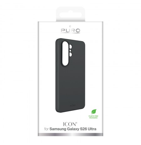 Samsung Galaxy S26 Ultra Silicon "ICON" Cover by Puro Black