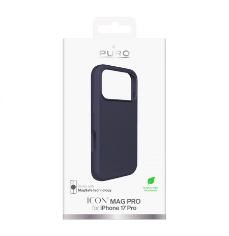 Apple iPhone 17 Pro Liquid Silicone Cover with Magsafe by Puro Dark Blue