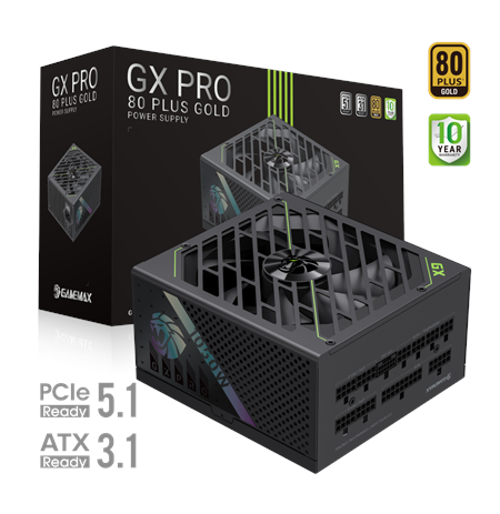 Gamemax PSU | GX PRO 1050G | 1050 W | Gold | Full Modular