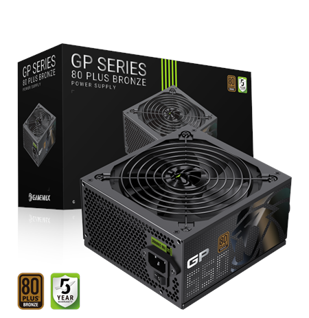 Gamemax PSU | GP 550B | 550 W | Bronze | Non-Modular