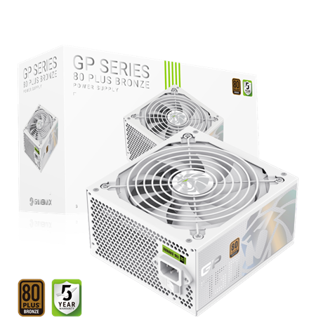 Gamemax PSU | GP 750B WH | 750 W | Bronze | Non-Modular | White