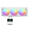 Gamemax CPU Liquid Cooler | GLACIER 360 LCD WH | White