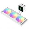 Gamemax CPU Liquid Cooler | GLACIER 360 LCD WH | White