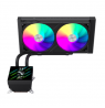 Gamemax CPU Liquid Cooler | GLACIER 240 LCD BK | Black