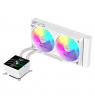 Gamemax CPU Liquid Cooler | GLACIER 240 LCD WH | White