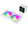Gamemax CPU Liquid Cooler | GLACIER 240 LCD WH | White