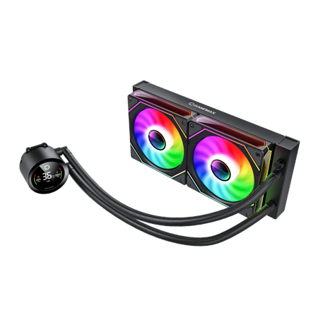 Gamemax CPU Liquid Cooler | ICEBURG 240 DIGITAL BK | Black