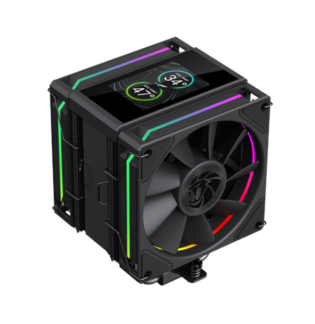 Gamemax CPU Air Cooler | SIGMA 620 LCD BK | Black