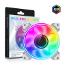 Gamemax Case Fan | DUAL RING INFINITY WH | White