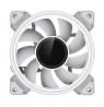Gamemax Case Fan | DUAL RING INFINITY WH | White