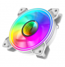 Gamemax Case Fan | DUAL RING INFINITY WH | White