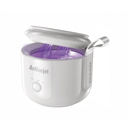 Activejet USB rechargeable UV ultrasonic cleaner AUC-198 white