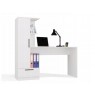 Cosmo Desk + Bookcase Set, White
