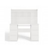 KUBA Desk Set + Extension Piece, White