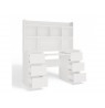 KUBA Desk Set + Extension Piece, White