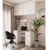 KUBA Desk Set + Extension Piece, White