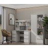 KUBA Desk Set + Extension Piece, White