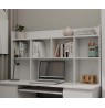 KUBA Desk Set + Extension Piece, White
