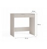 MARINA 2S SLIM Desk Colour Cashmere