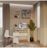 PORTO Left Desk, White