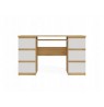 KUBA Desk Artisan Oak/White Set