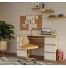 KUBA Desk Artisan Oak/White Set