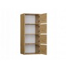 ALMA CHEST OF DRAWERS, ANTHRACITE/ARTISAN OAK